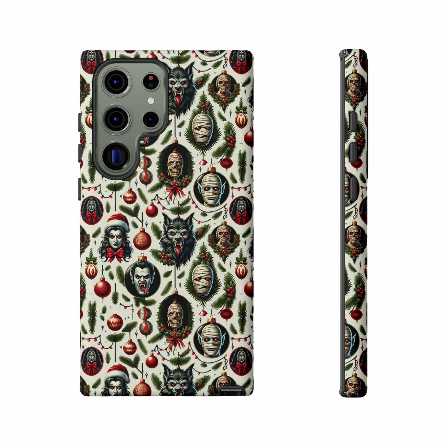 Horror Ornaments Impact Resistant Phone Case