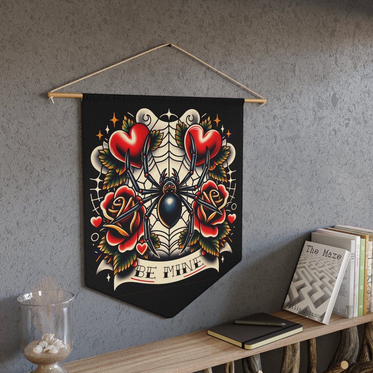 Be Mine Spider Pennant