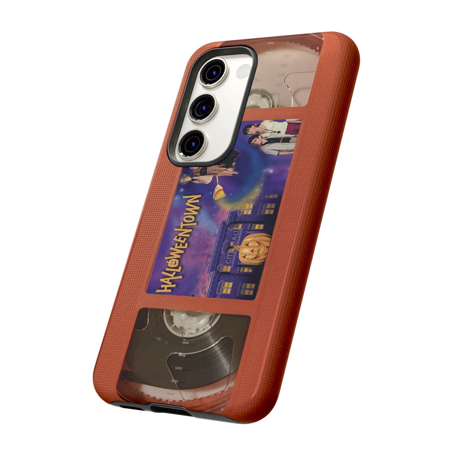 Halloween Town Orange Impact Resistant Phone Case