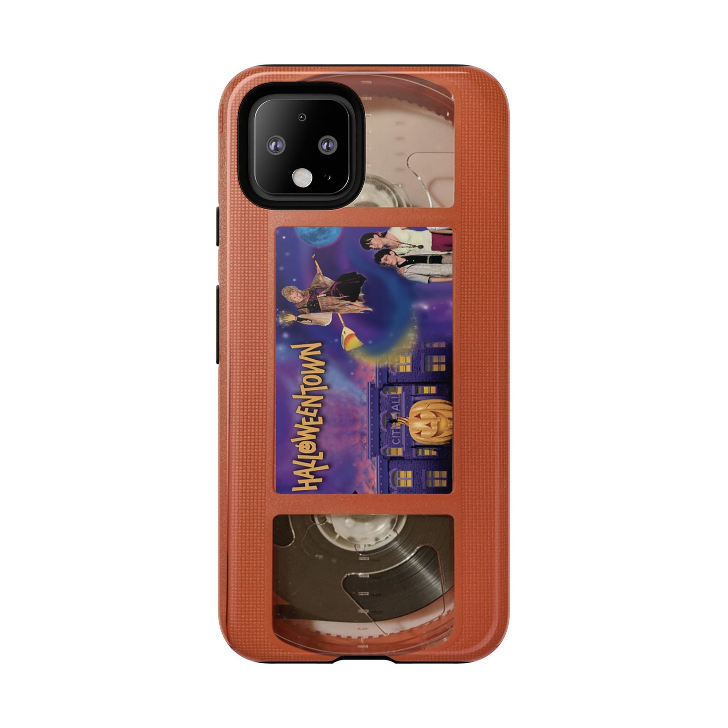 Halloween Town Orange Impact Resistant Phone Case