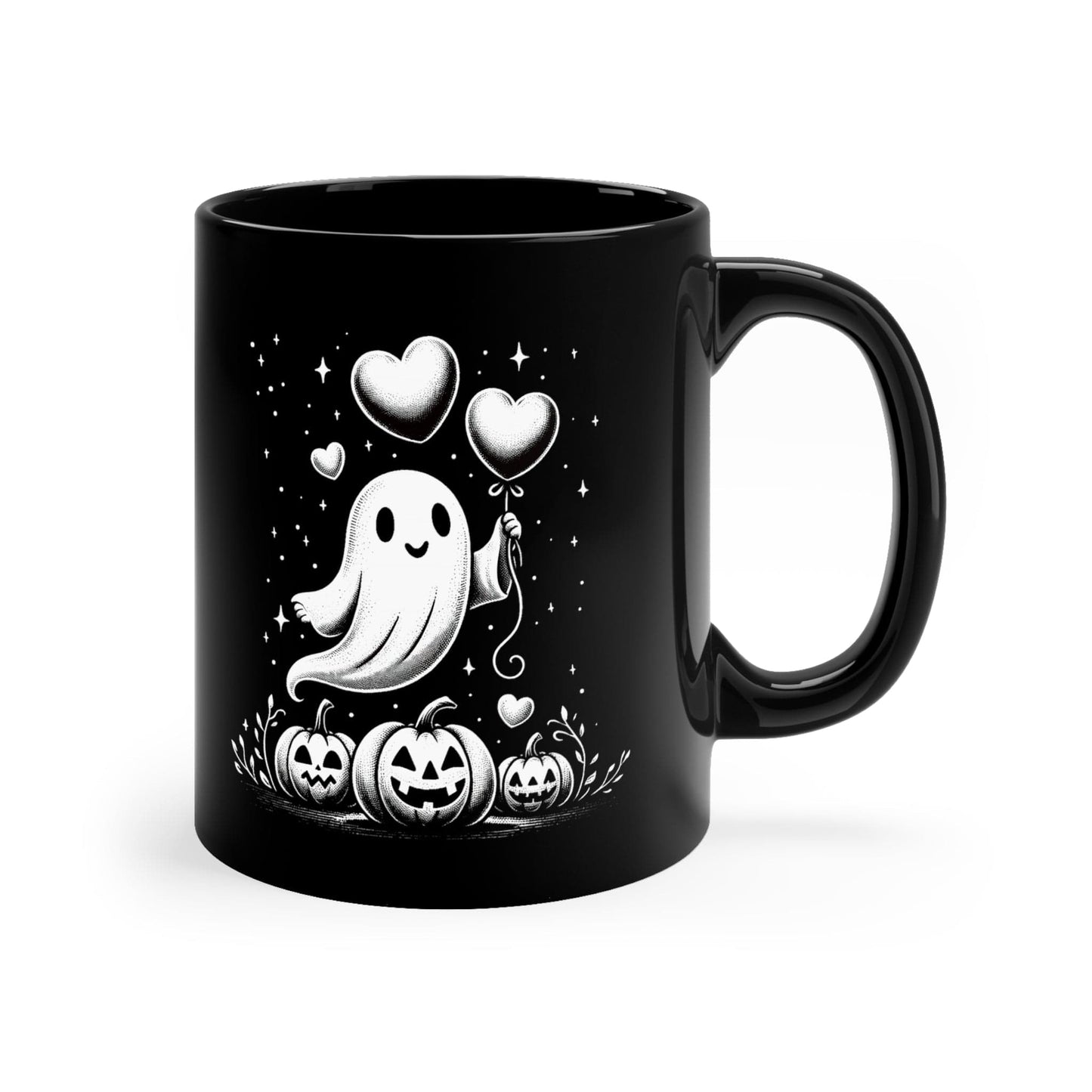 Balloon Ghost 11 oz Coffee Mug