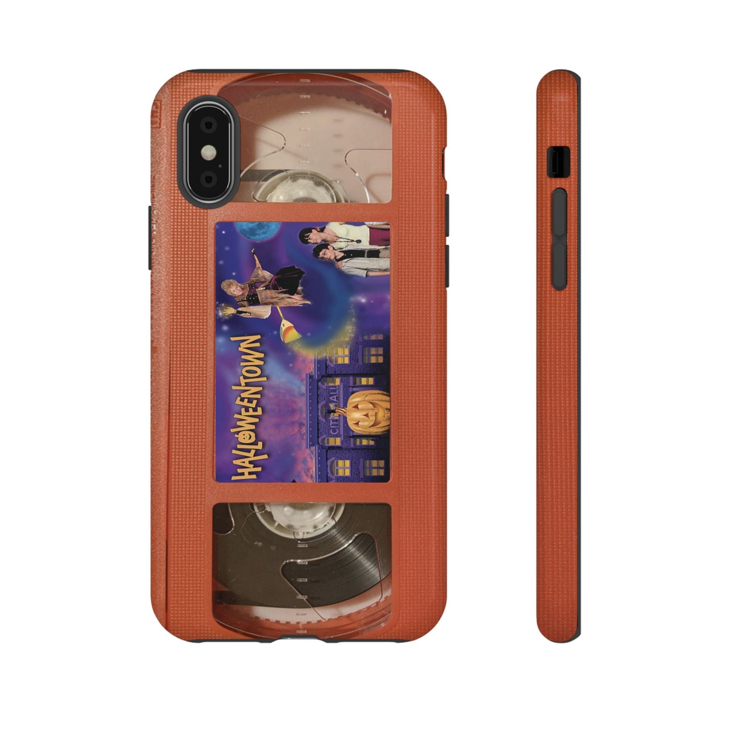 Halloween Town Orange Impact Resistant Phone Case