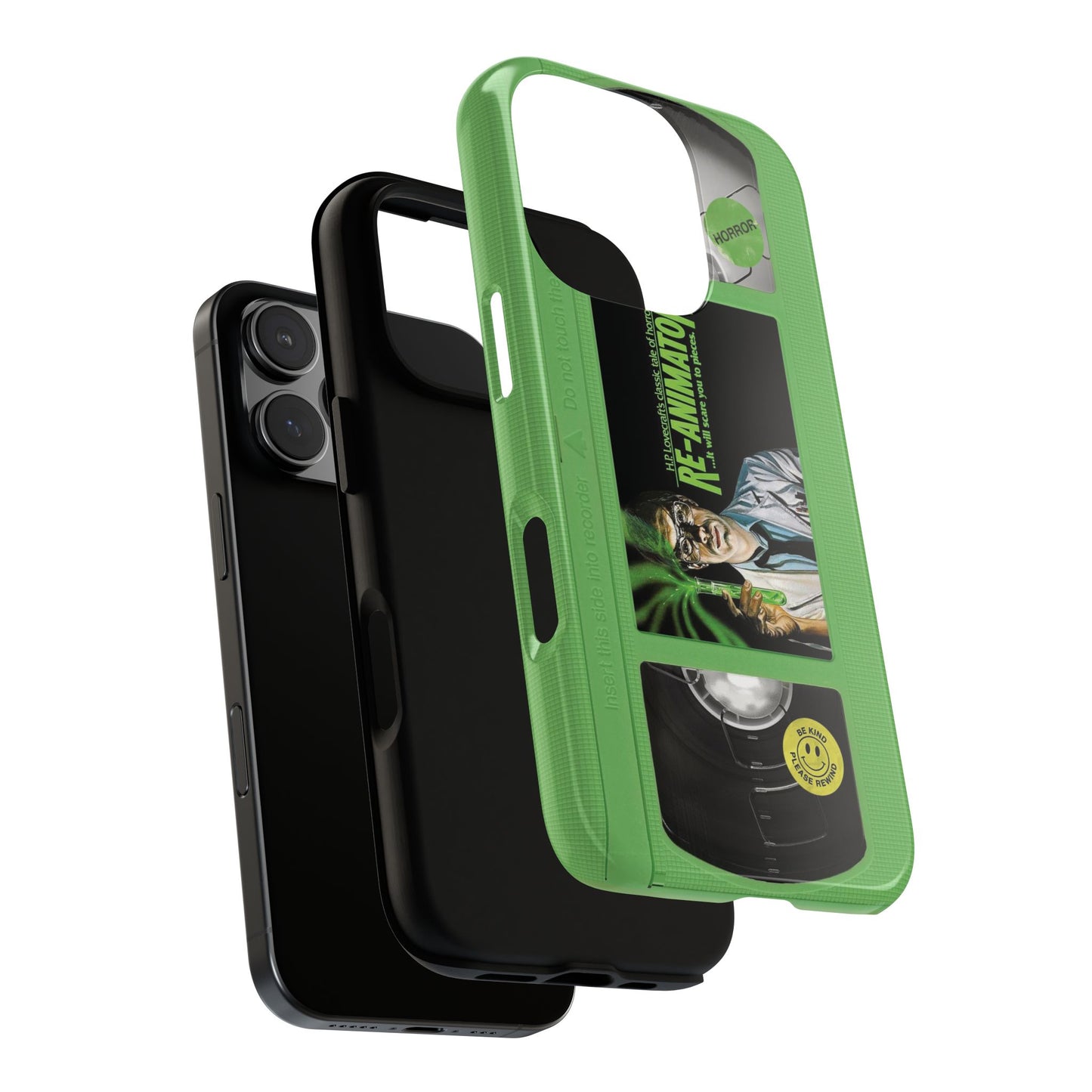 Reanimator Limited Edition Green Impact Resistant VHS Phone Case