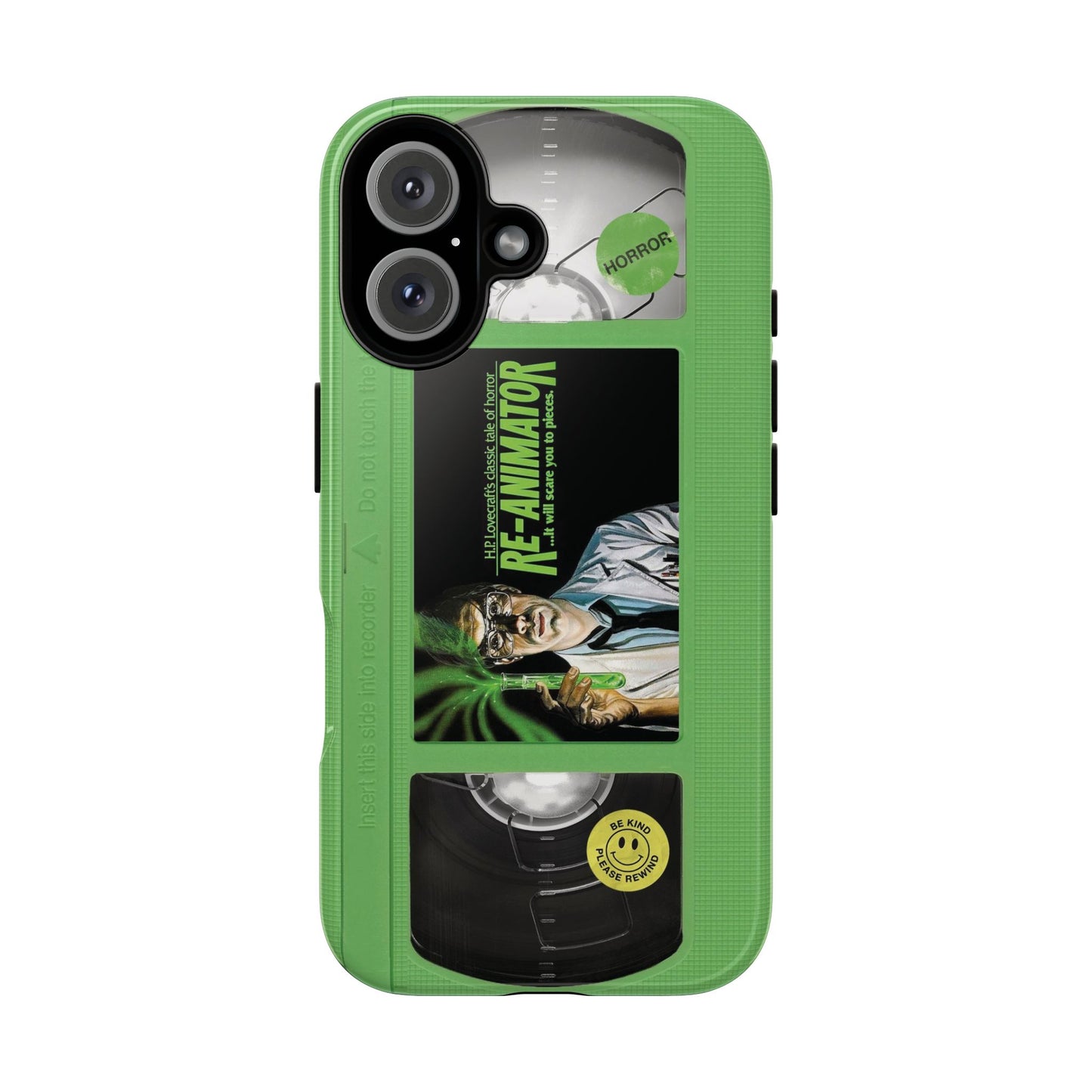 Reanimator Limited Edition Green Impact Resistant VHS Phone Case
