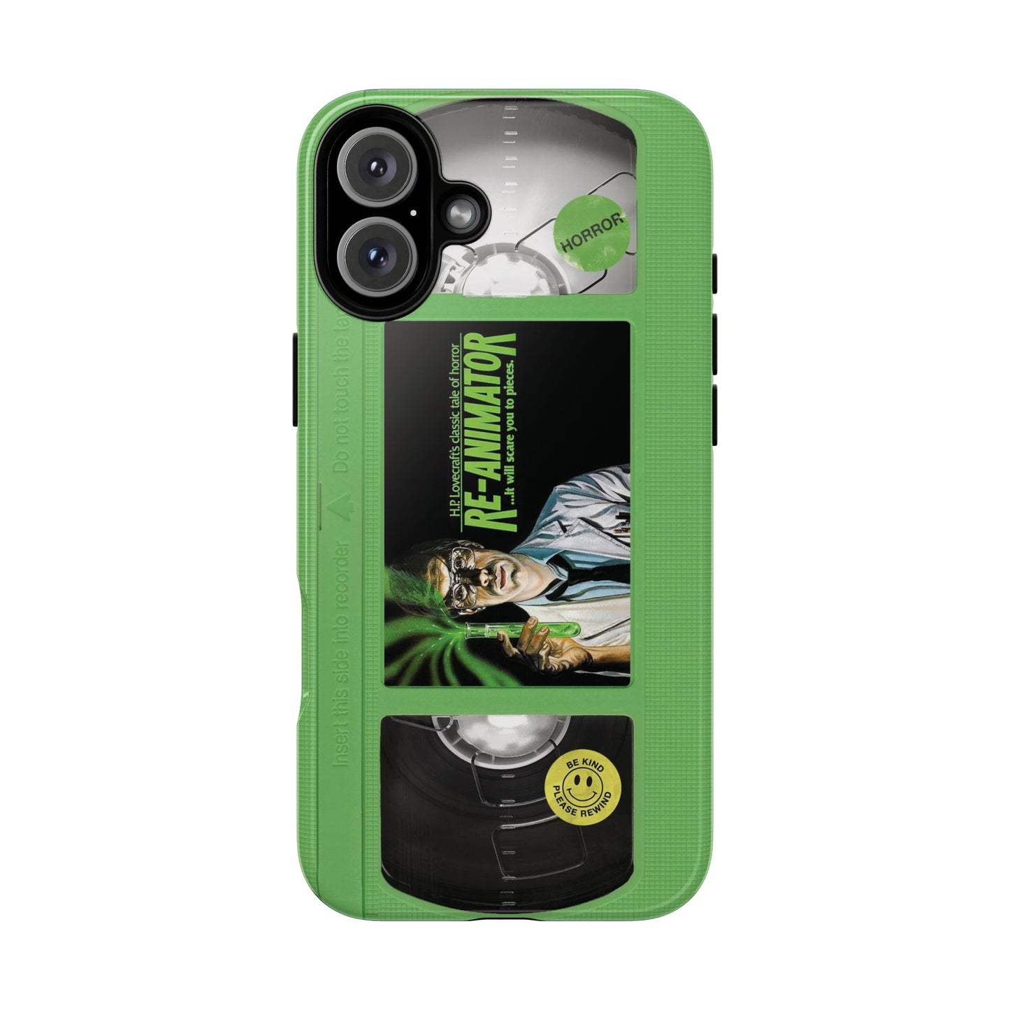 Reanimator Limited Edition Green Impact Resistant VHS Phone Case