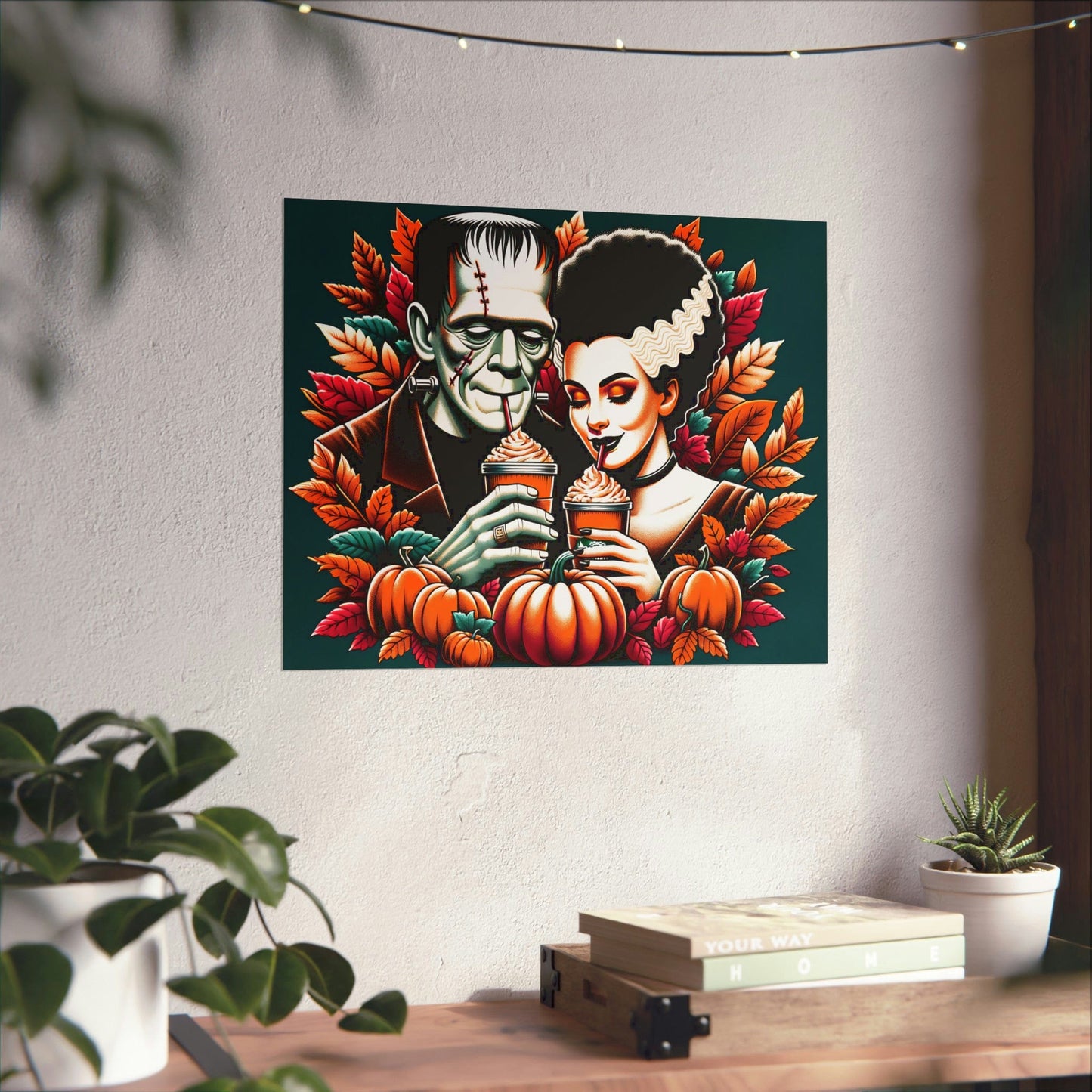 The Monster & The Bride Fall in Love Poster Print