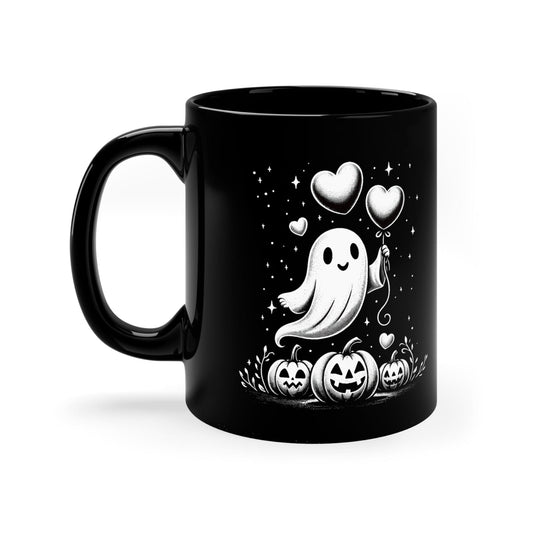 Balloon Ghost 11 oz Coffee Mug