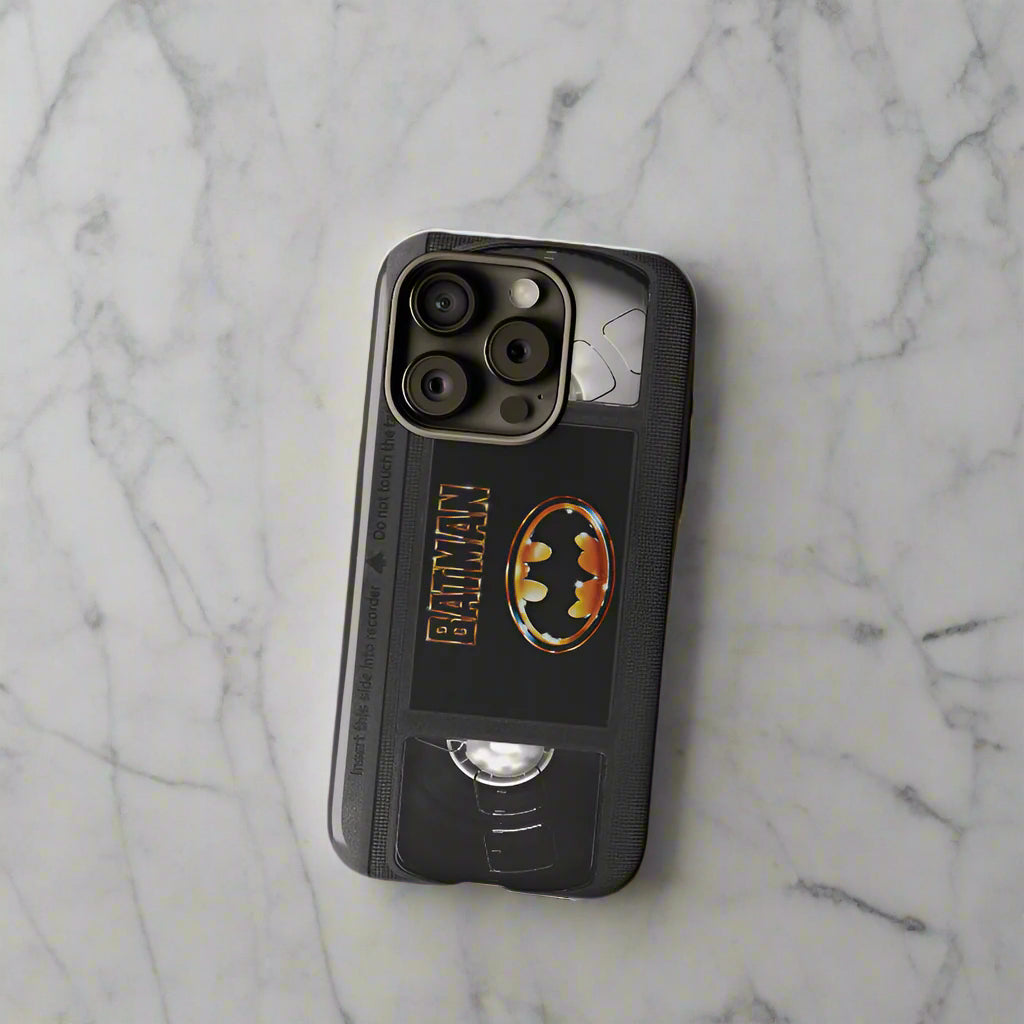 Bat man Impact Resistant VHS Phone Case