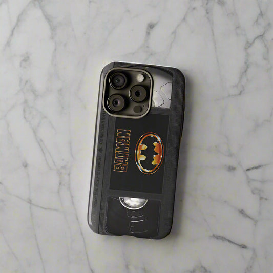 Bat man Impact Resistant VHS Phone Case