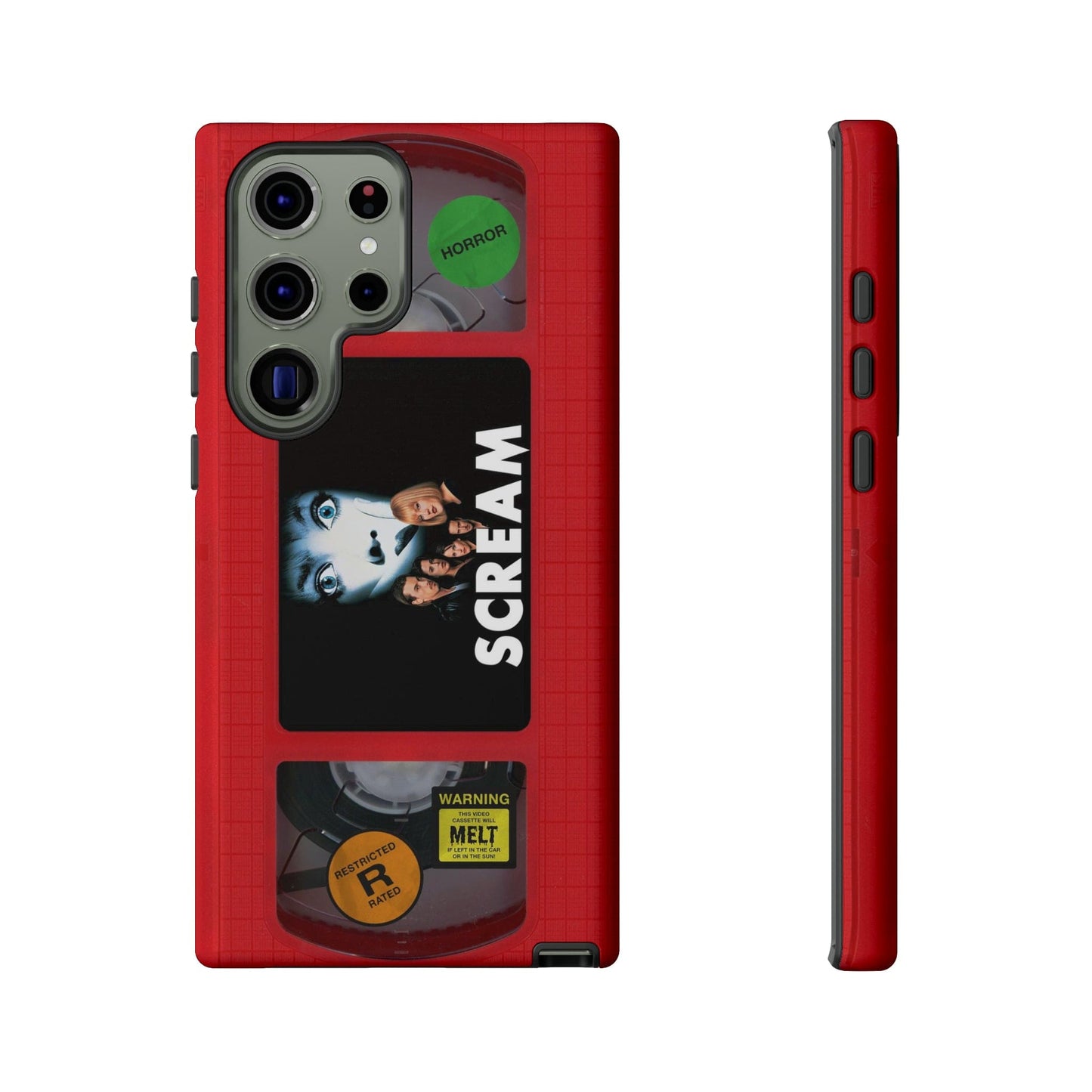 Scream Red Limited Edition Impact Resistant VHS Phone Case