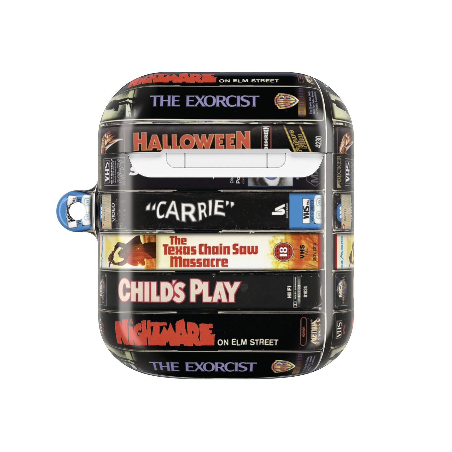 Vintage 80s Stack Horror Movie AirPod Case