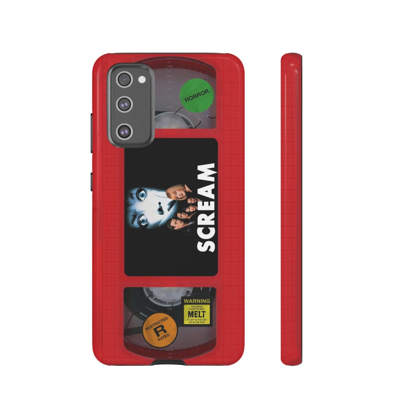 Scream Red Limited Edition Impact Resistant VHS Phone Case