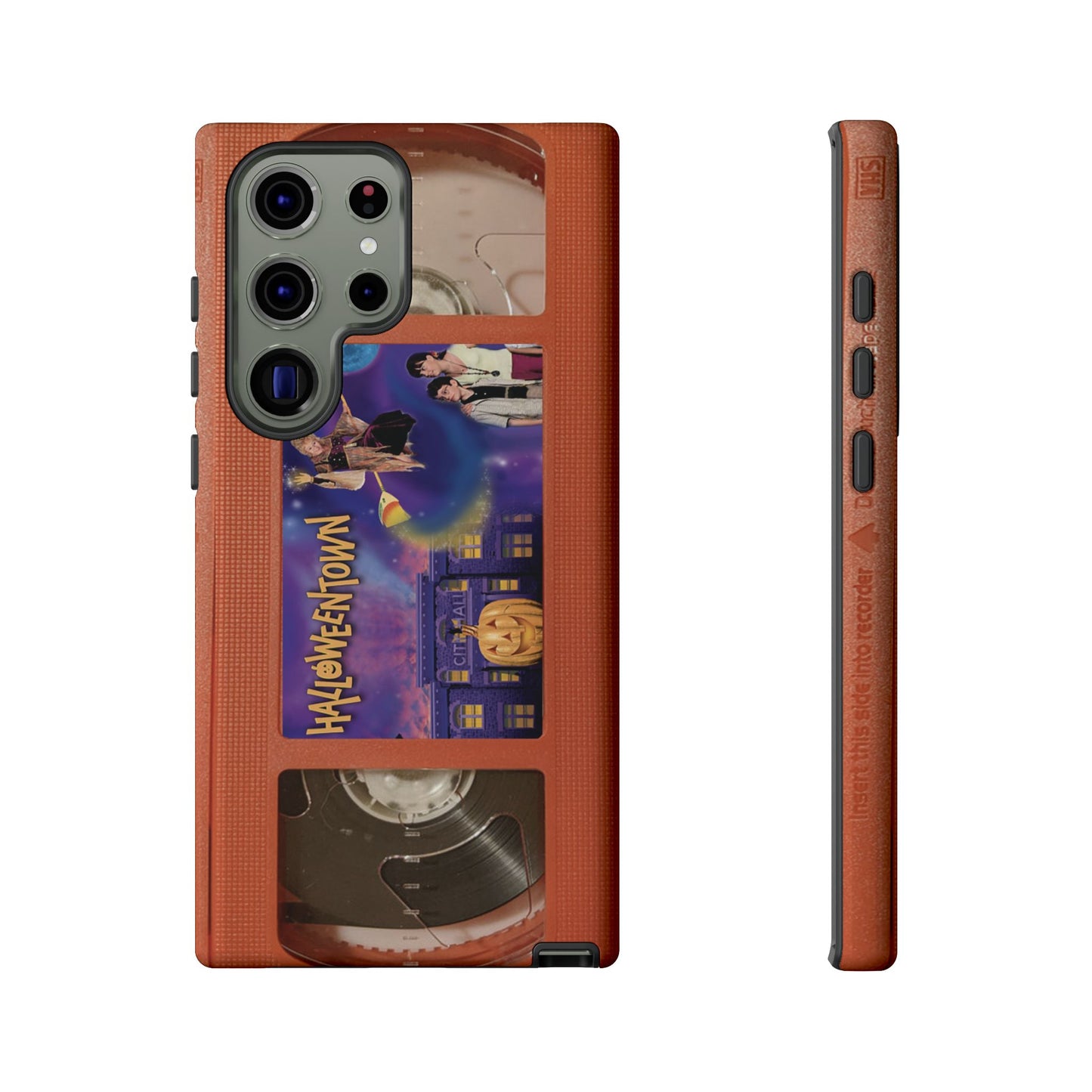 Halloween Town Orange Impact Resistant Phone Case
