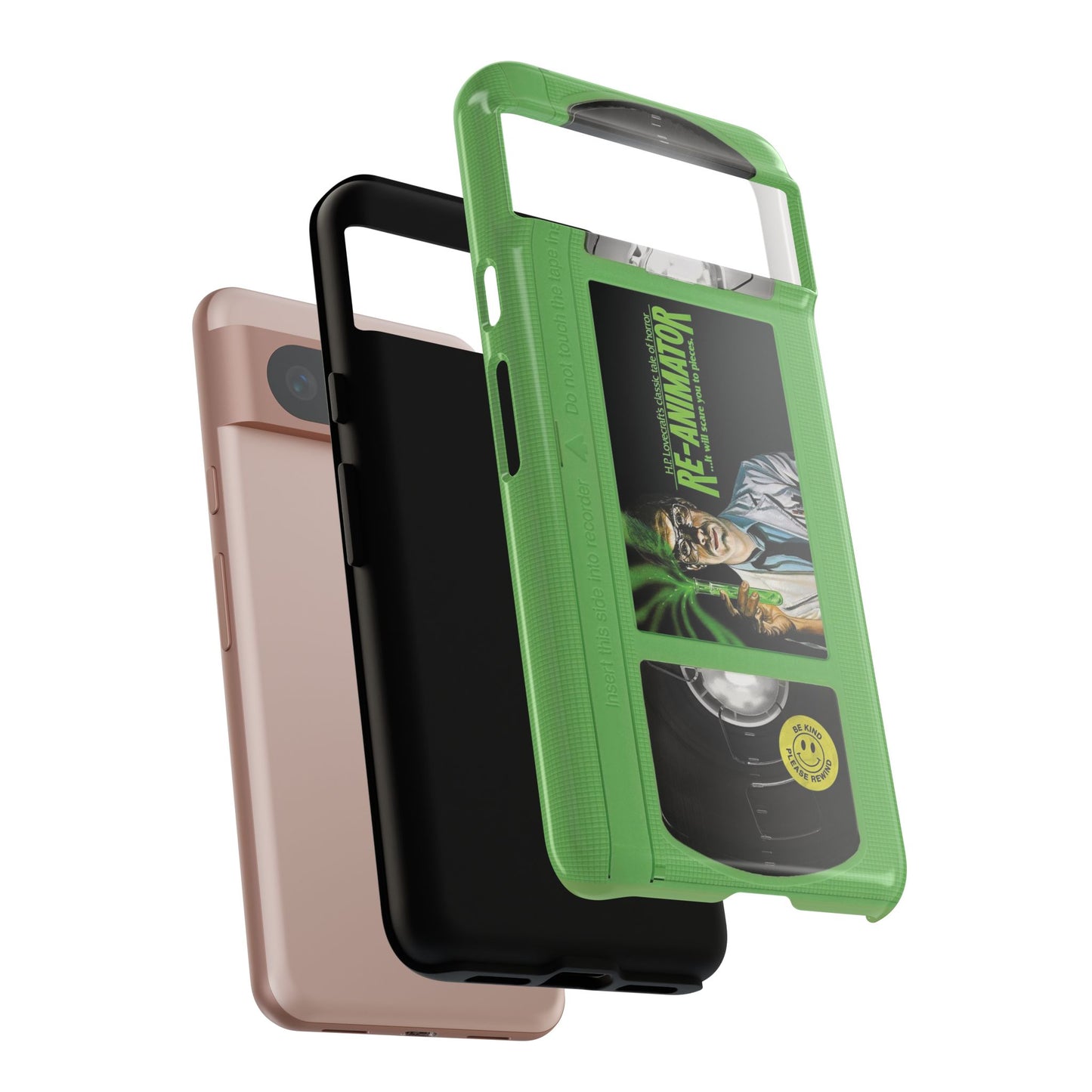 Reanimator Limited Edition Green Impact Resistant VHS Phone Case