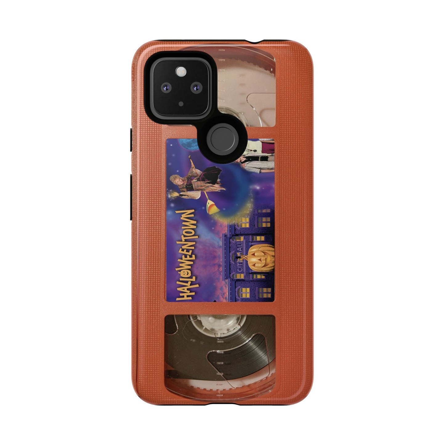 Halloween Town Orange Impact Resistant Phone Case