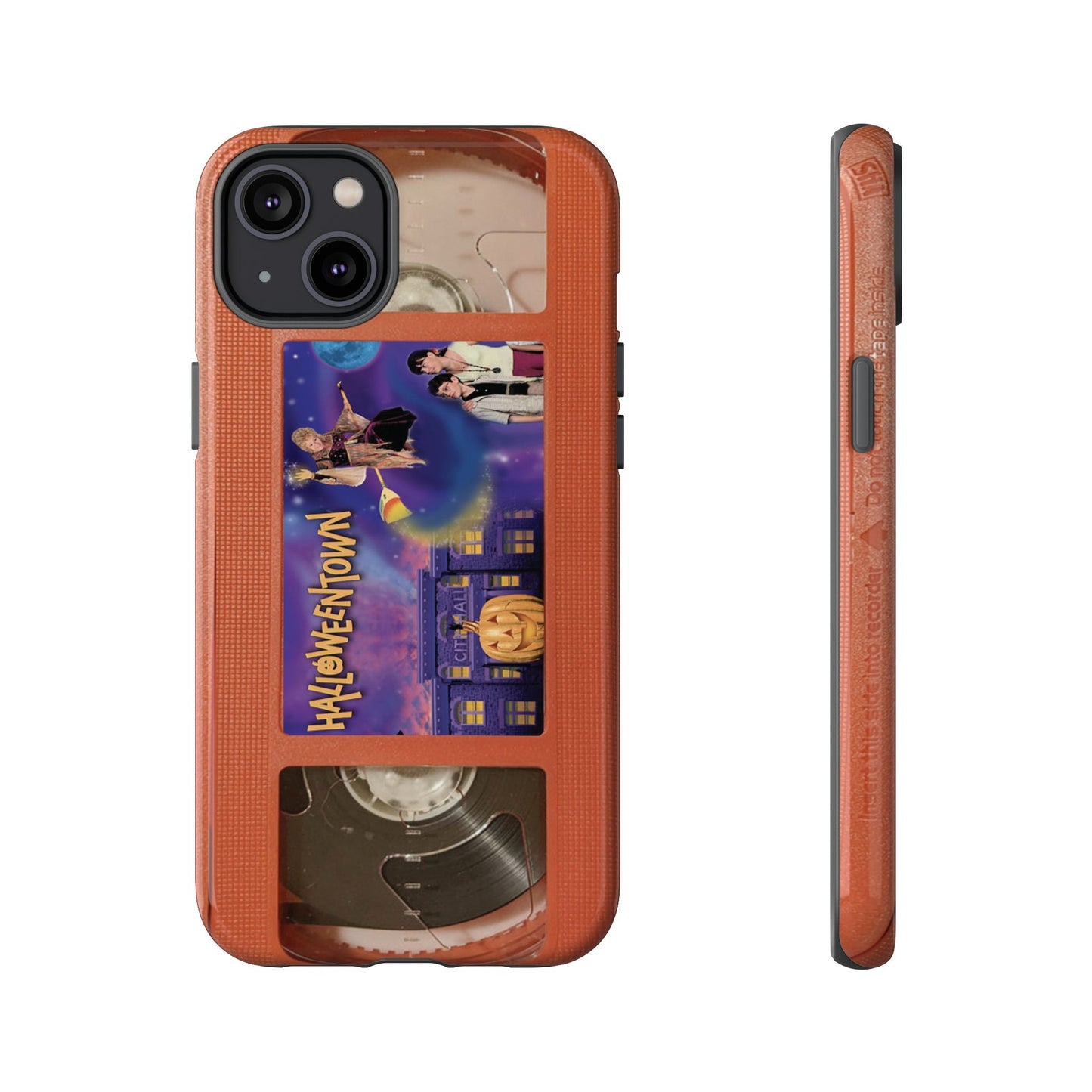 Halloween Town Orange Impact Resistant Phone Case