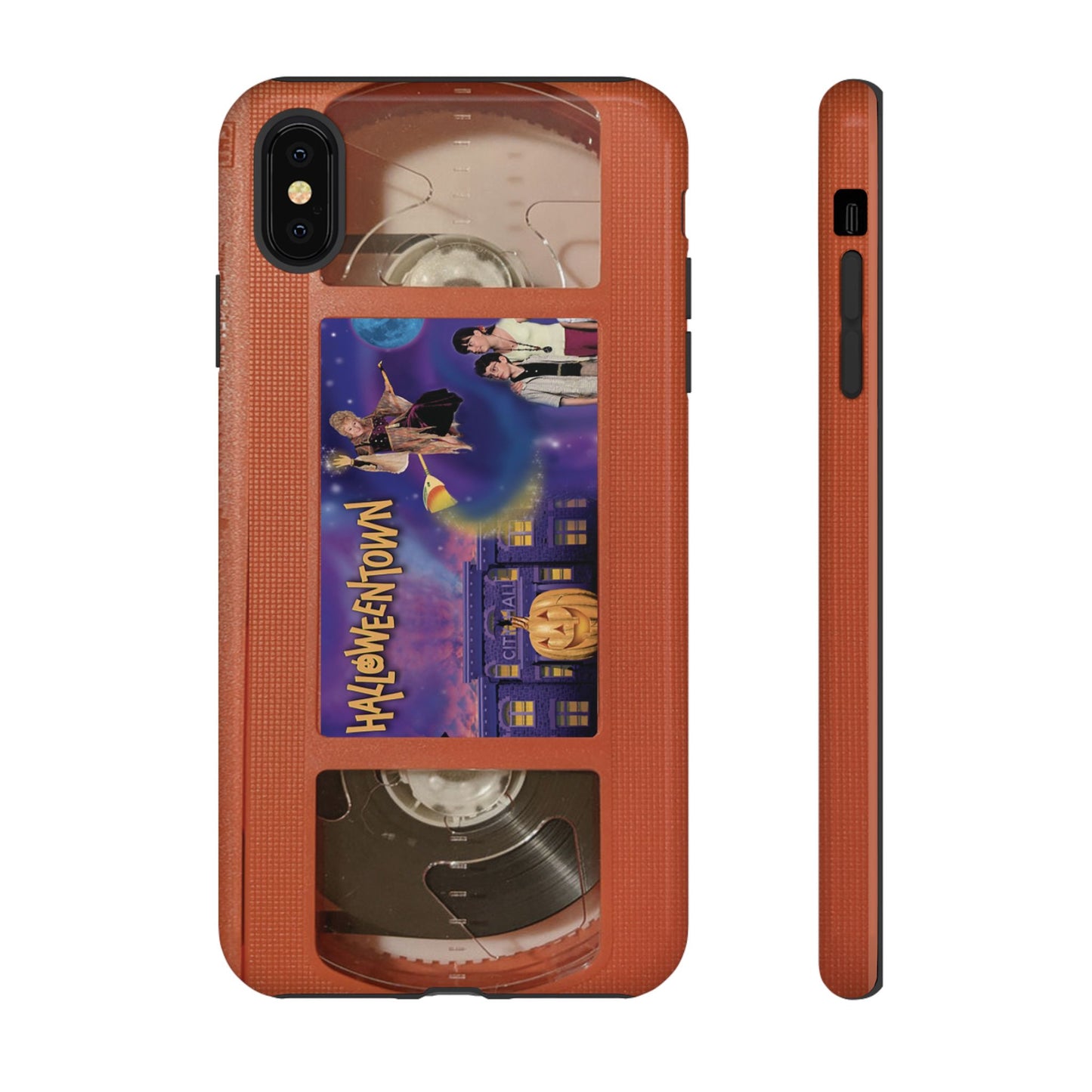 Halloween Town Orange Impact Resistant Phone Case