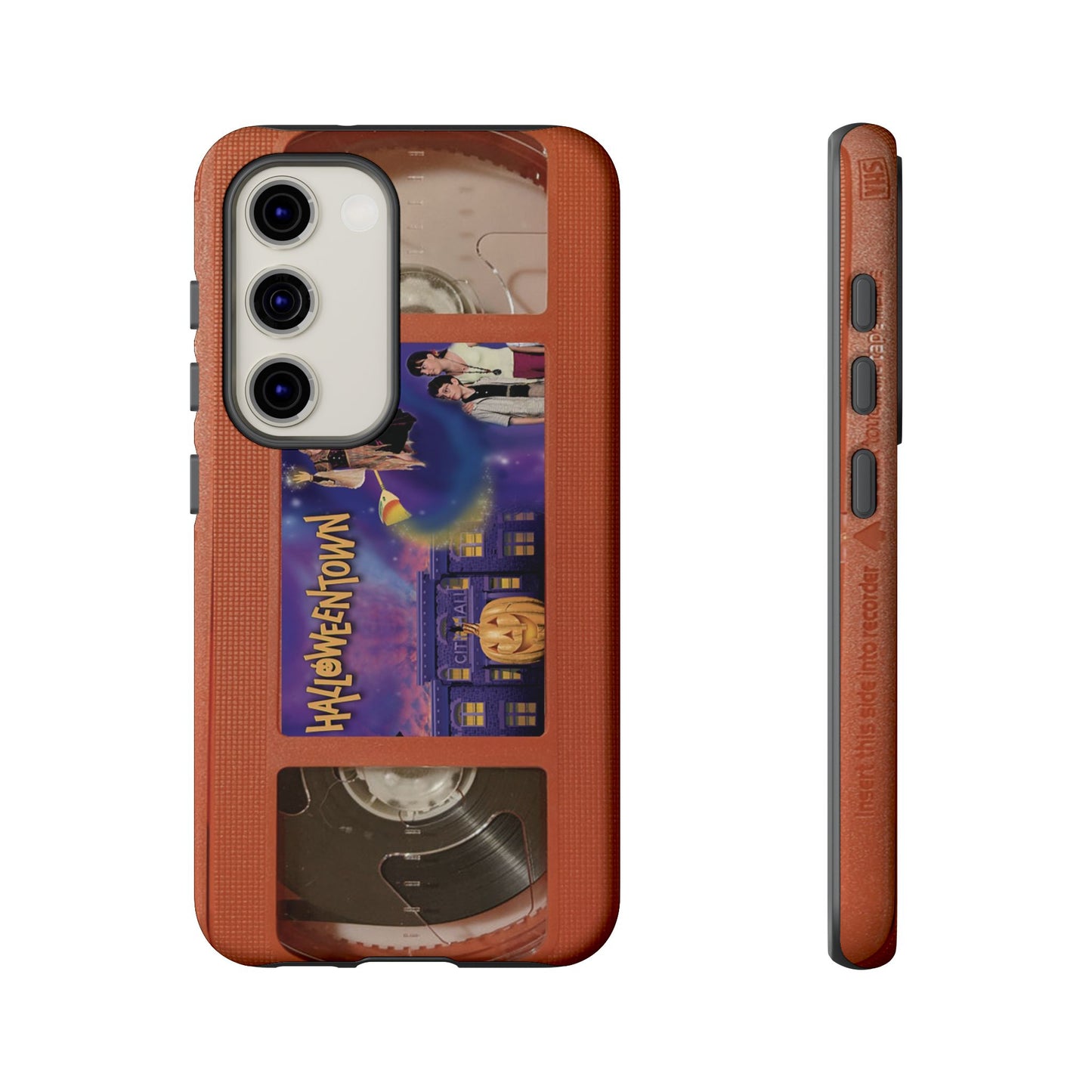 Halloween Town Orange Impact Resistant Phone Case