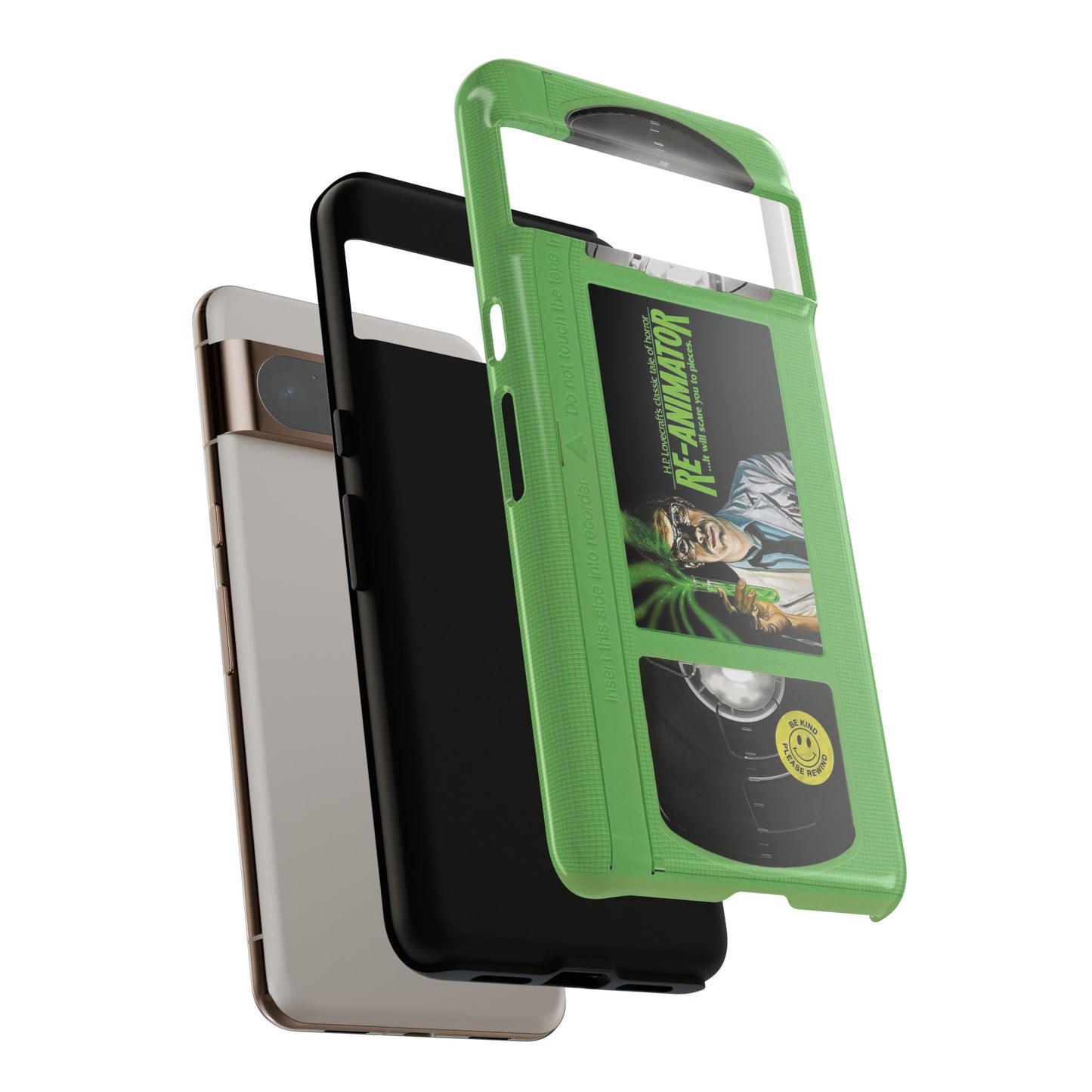Reanimator Limited Edition Green Impact Resistant VHS Phone Case