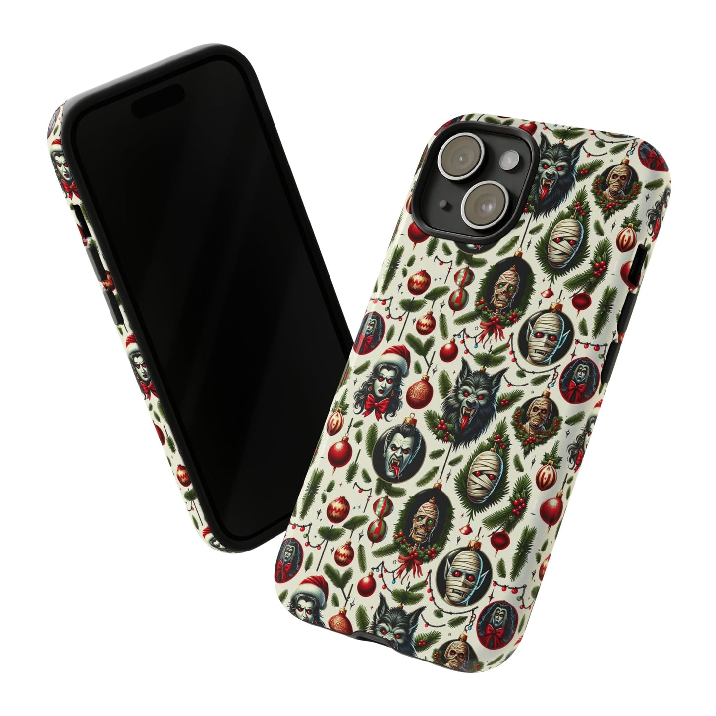 Horror Ornaments Impact Resistant Phone Case