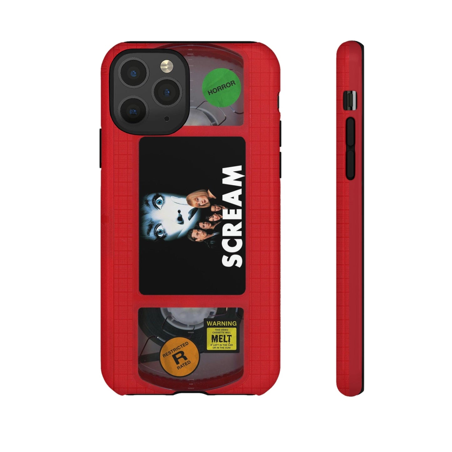 Scream Red Limited Edition Impact Resistant VHS Phone Case