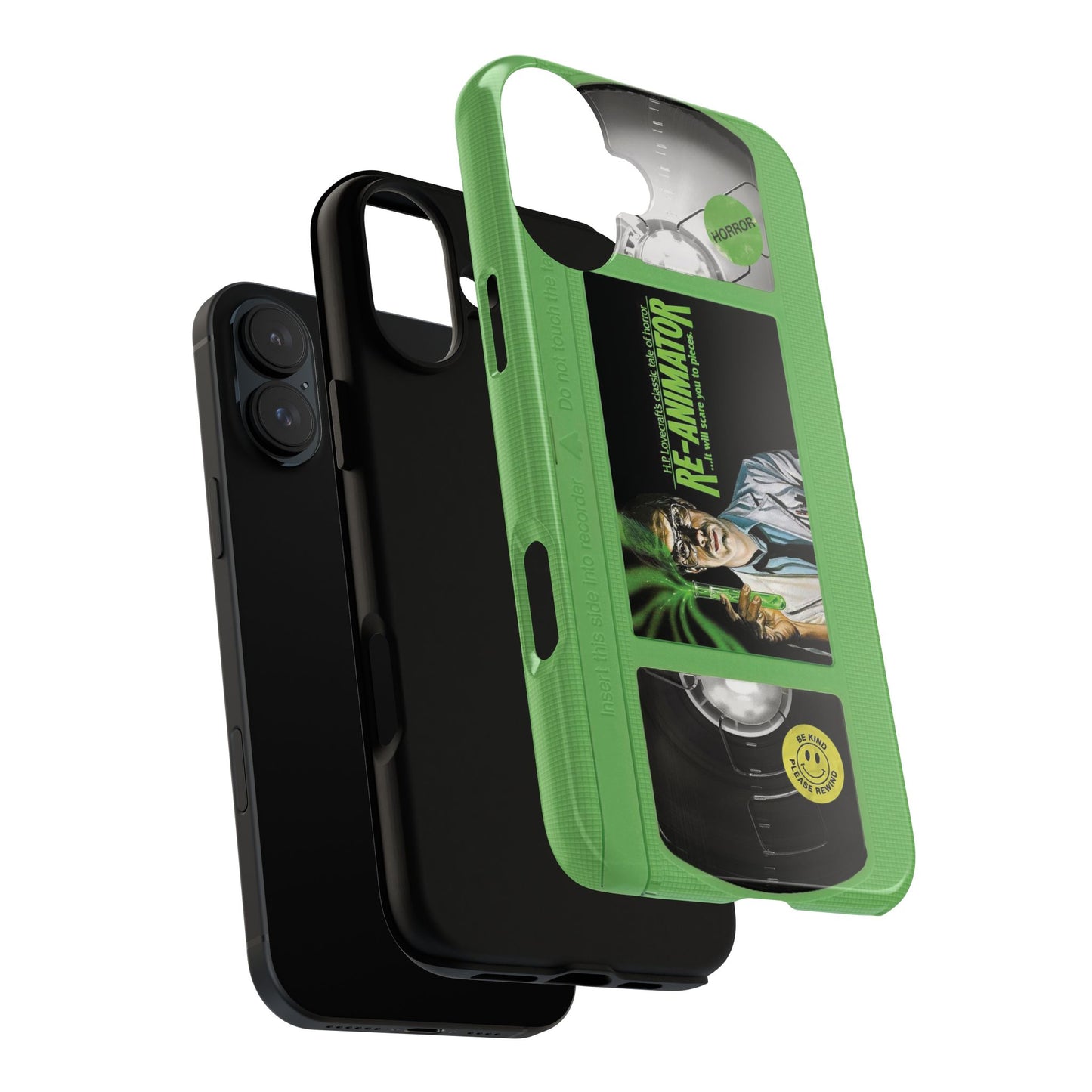 Reanimator Limited Edition Green Impact Resistant VHS Phone Case