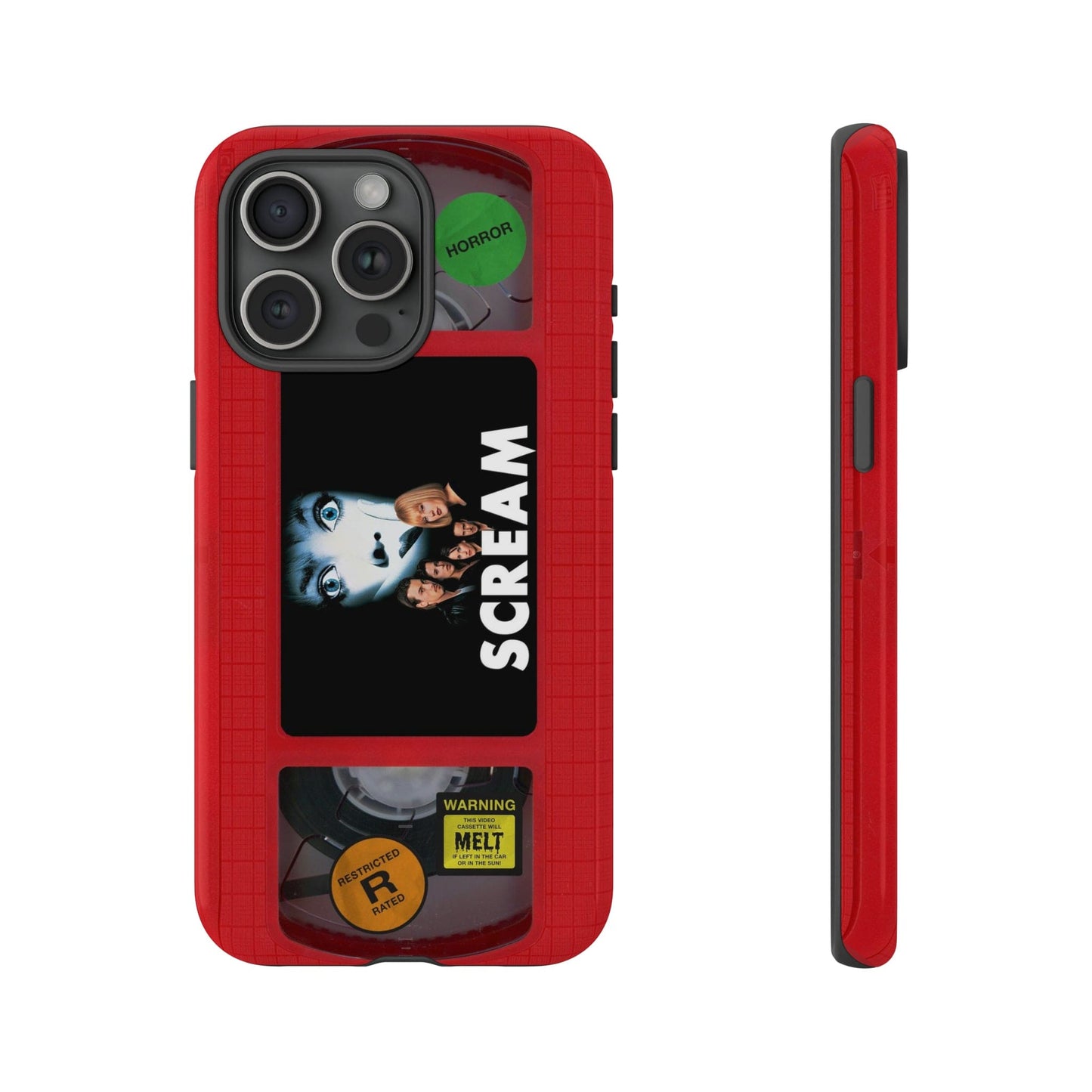Scream Red Limited Edition Impact Resistant VHS Phone Case