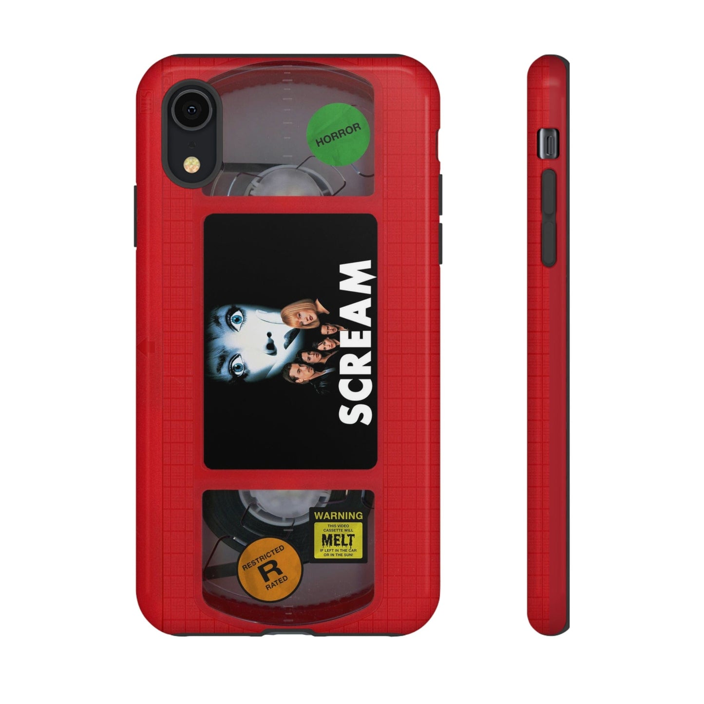 Scream Red Limited Edition Impact Resistant VHS Phone Case