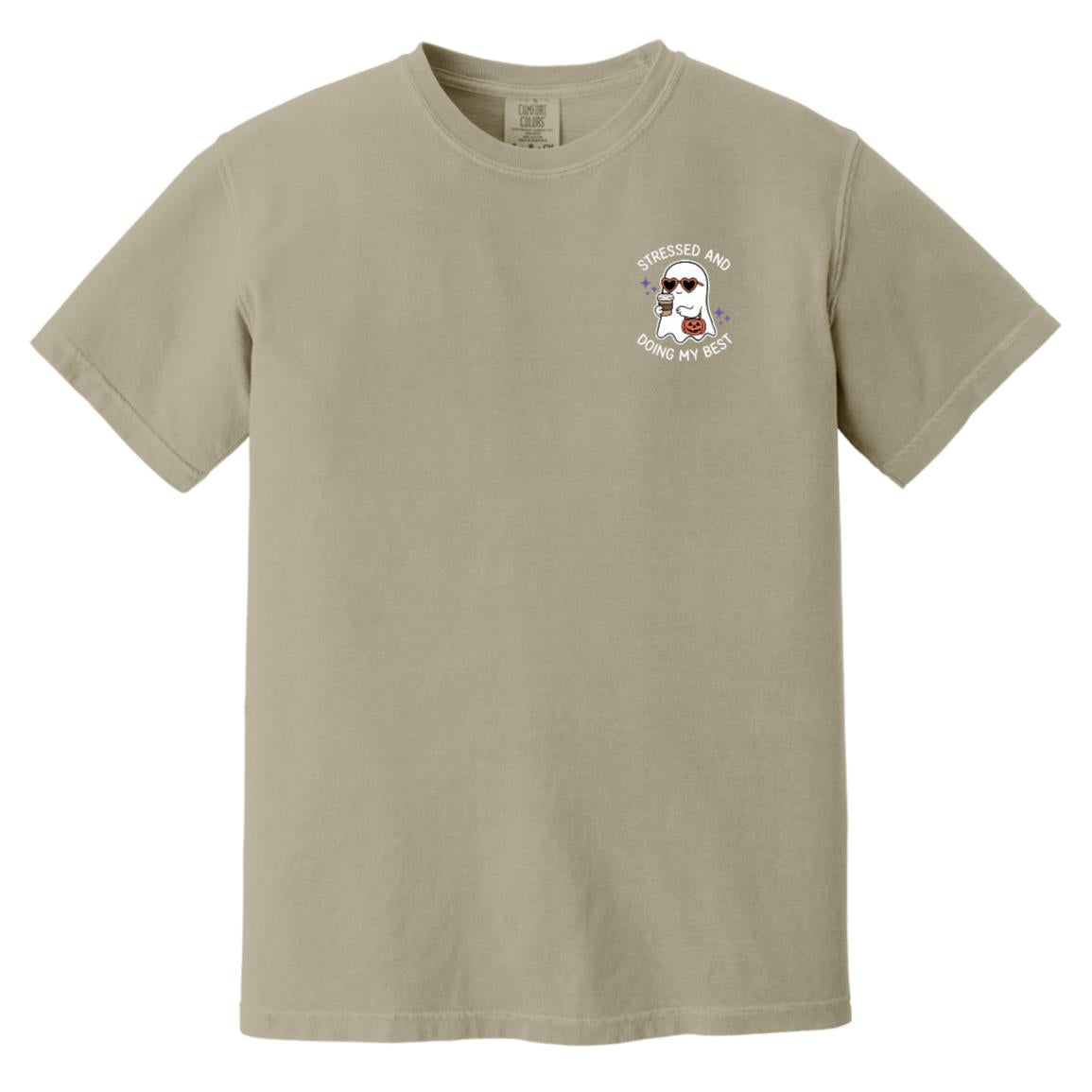Stressed Ghost Pocket Tee