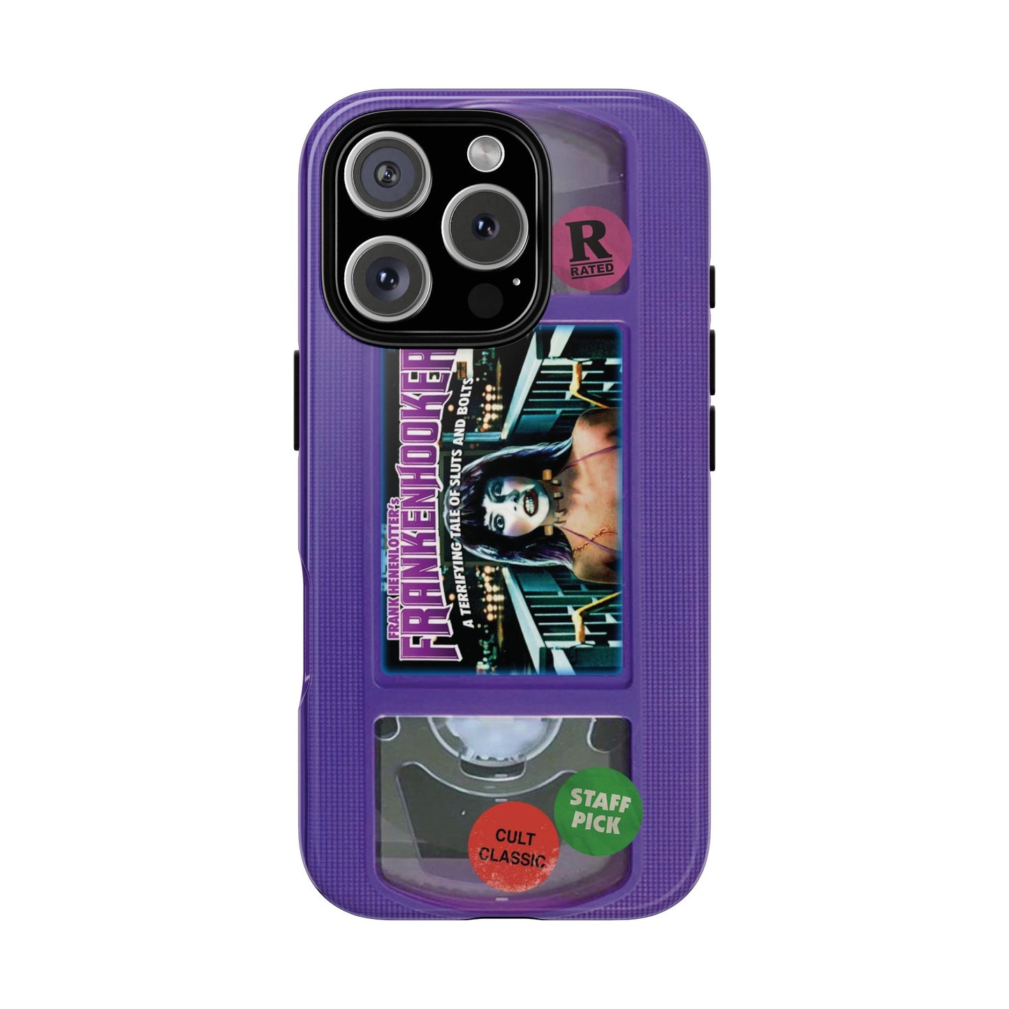 Frankenhooker Purple Edition Impact Resistant VHS Phone Case