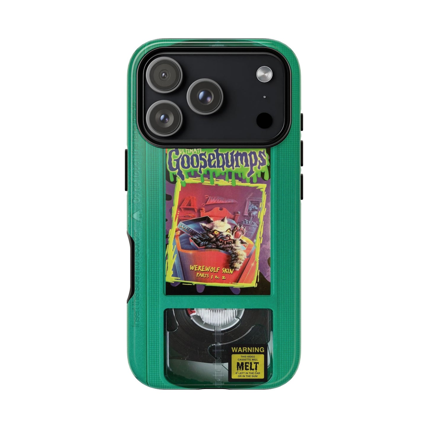 Goosebumps Green VHS Impact Resistant Case