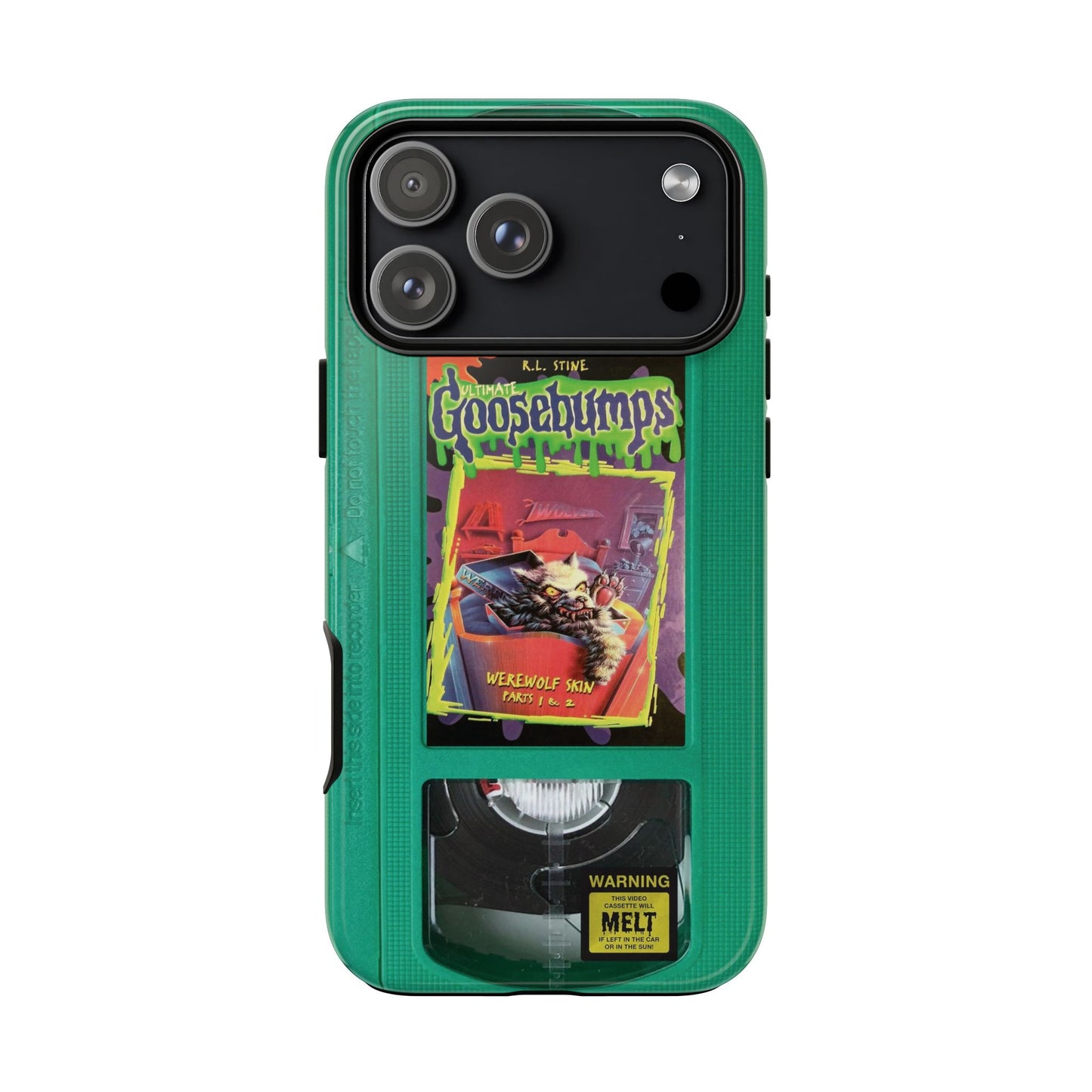 Goosebumps Green VHS Impact Resistant Case