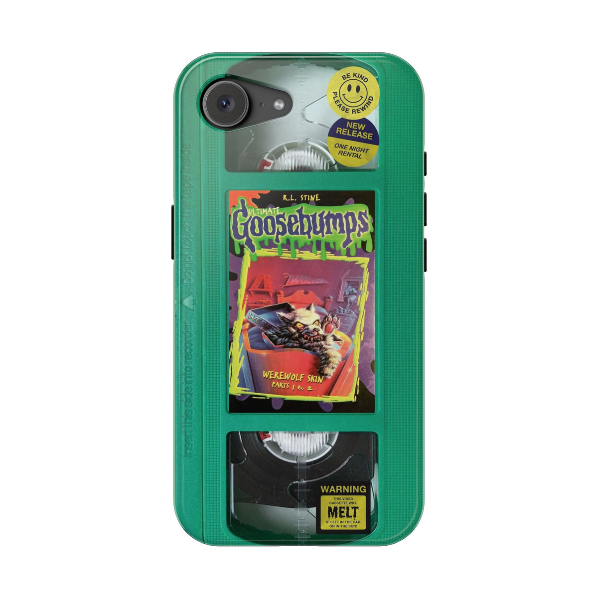 Green Goosebumps MagSafe VHS Phone Case