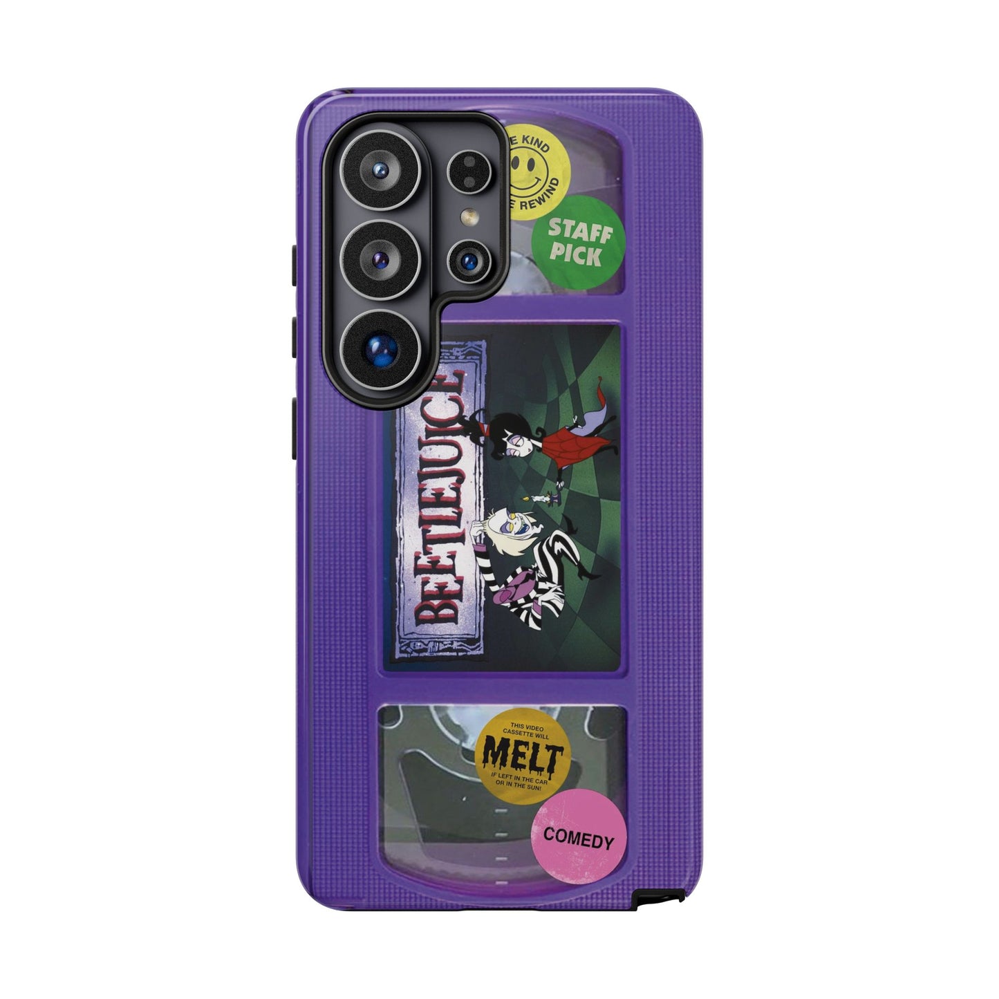 Animated BJ Purple Edition Impact Resistant VHS Phone Case