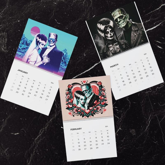 The Monster & The Bride 2024 Wall Calendar
