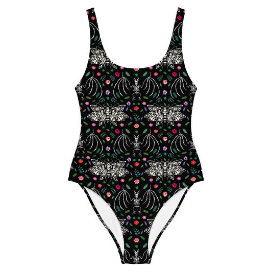 Nocturnal Botanical One-Piece Swimsuit