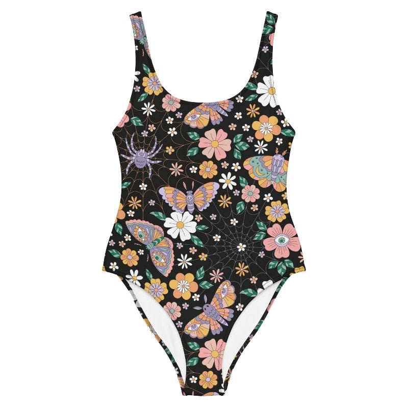 Psychedelic Spooky One Piece Swimsuit