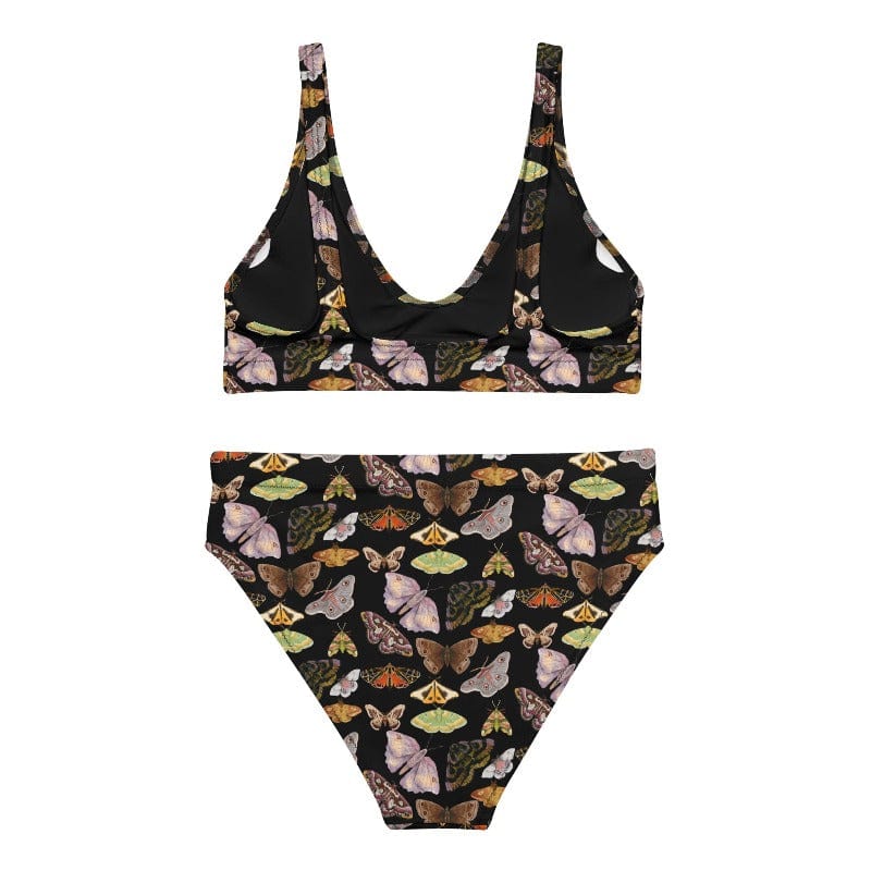 Moth Print High-waisted bikini