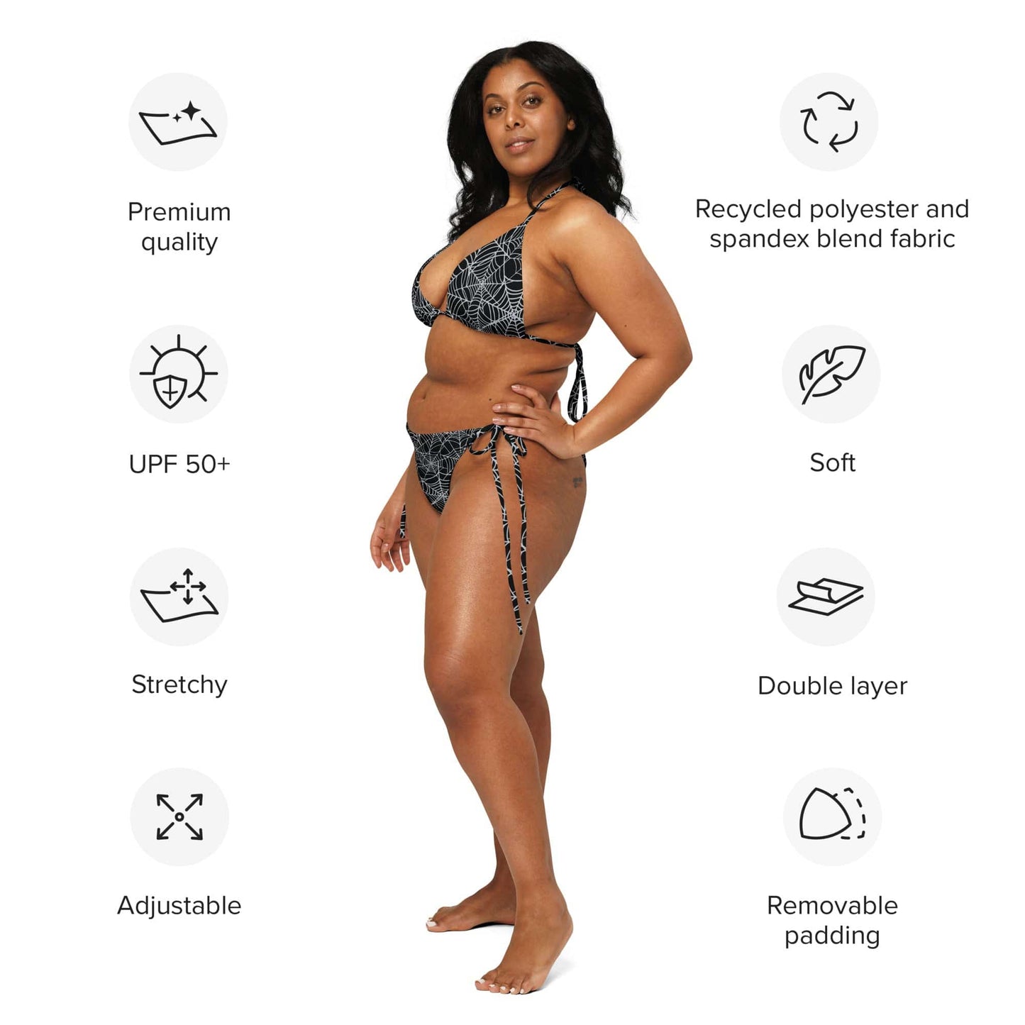 Spiderweb string bikini