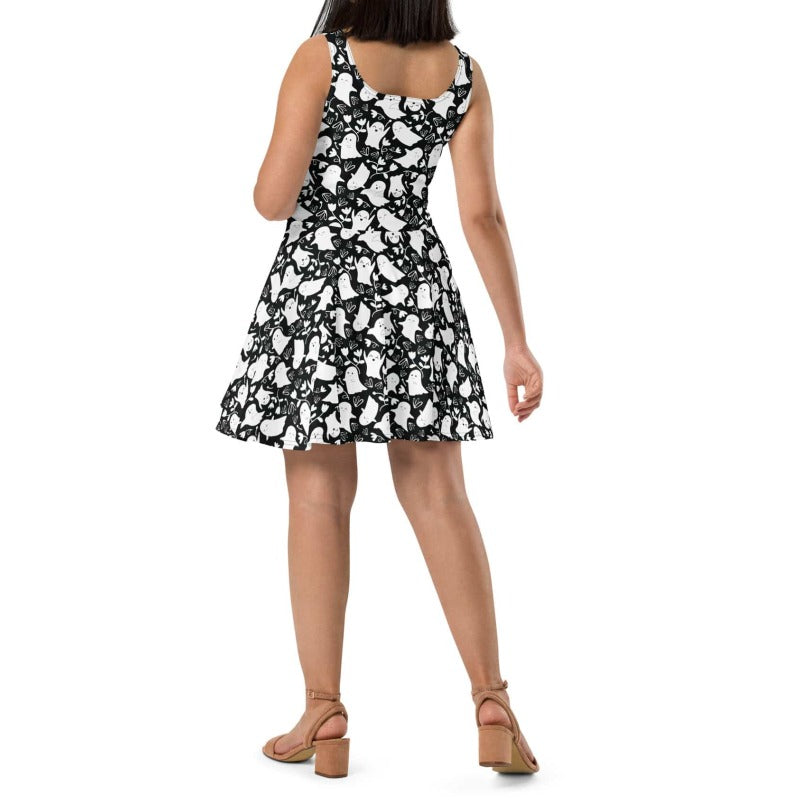 Ghostly Skater Dress