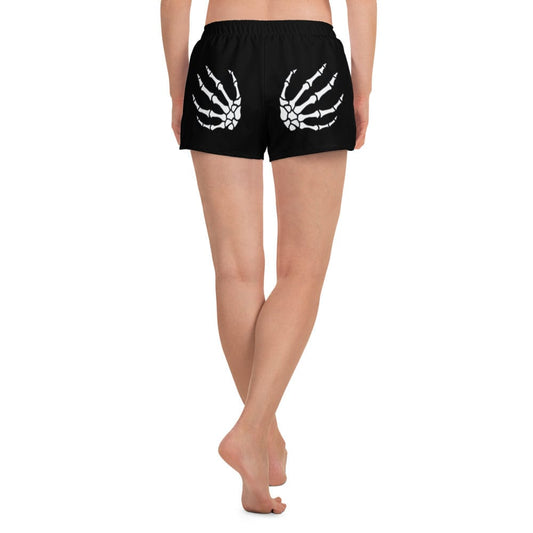 Skeleton Hand Athletic Shorts