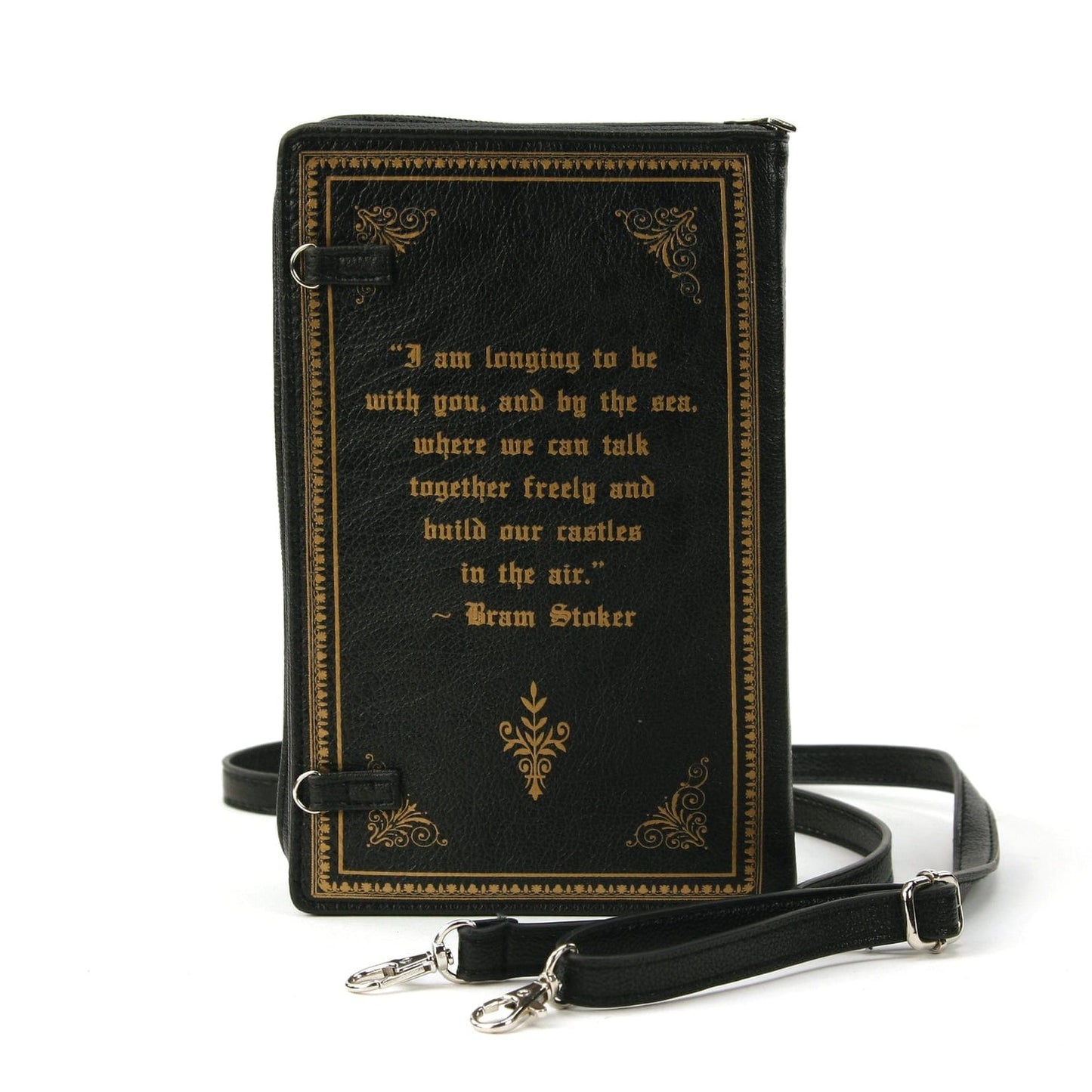 Black Dracula Cross Body Book Bag