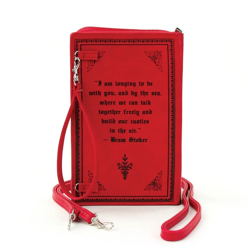 Red Dracula Cross Body Book Bag