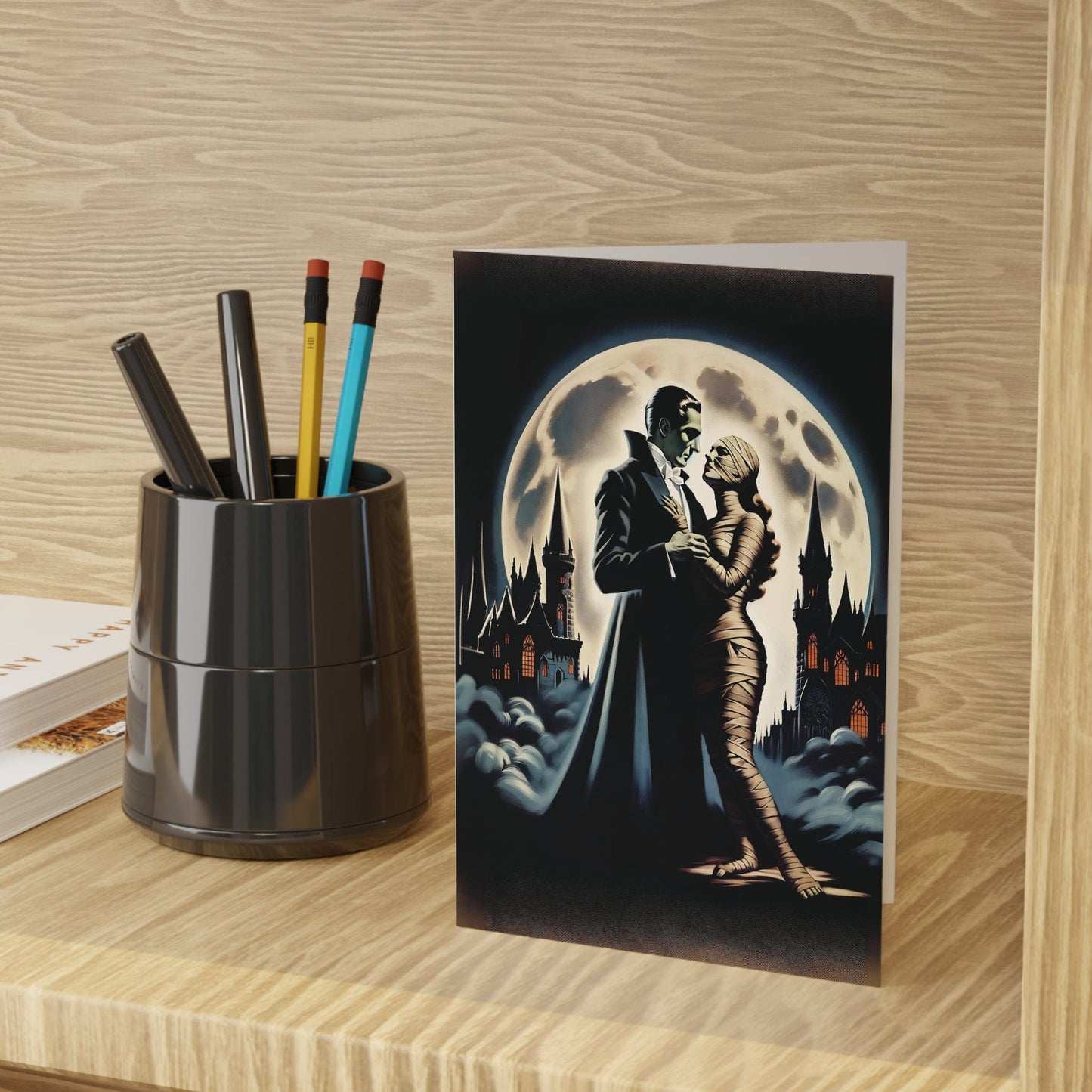Vampire and Mummy Card