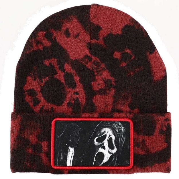 Ghost Face Tie Dye Beanie