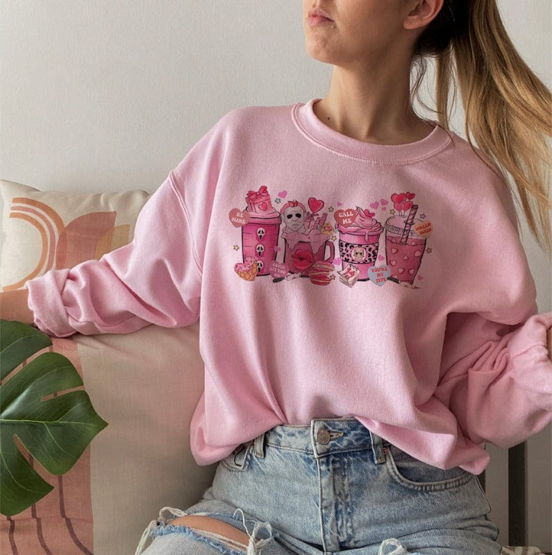 Horror Valentine Coffee Sweatshirt