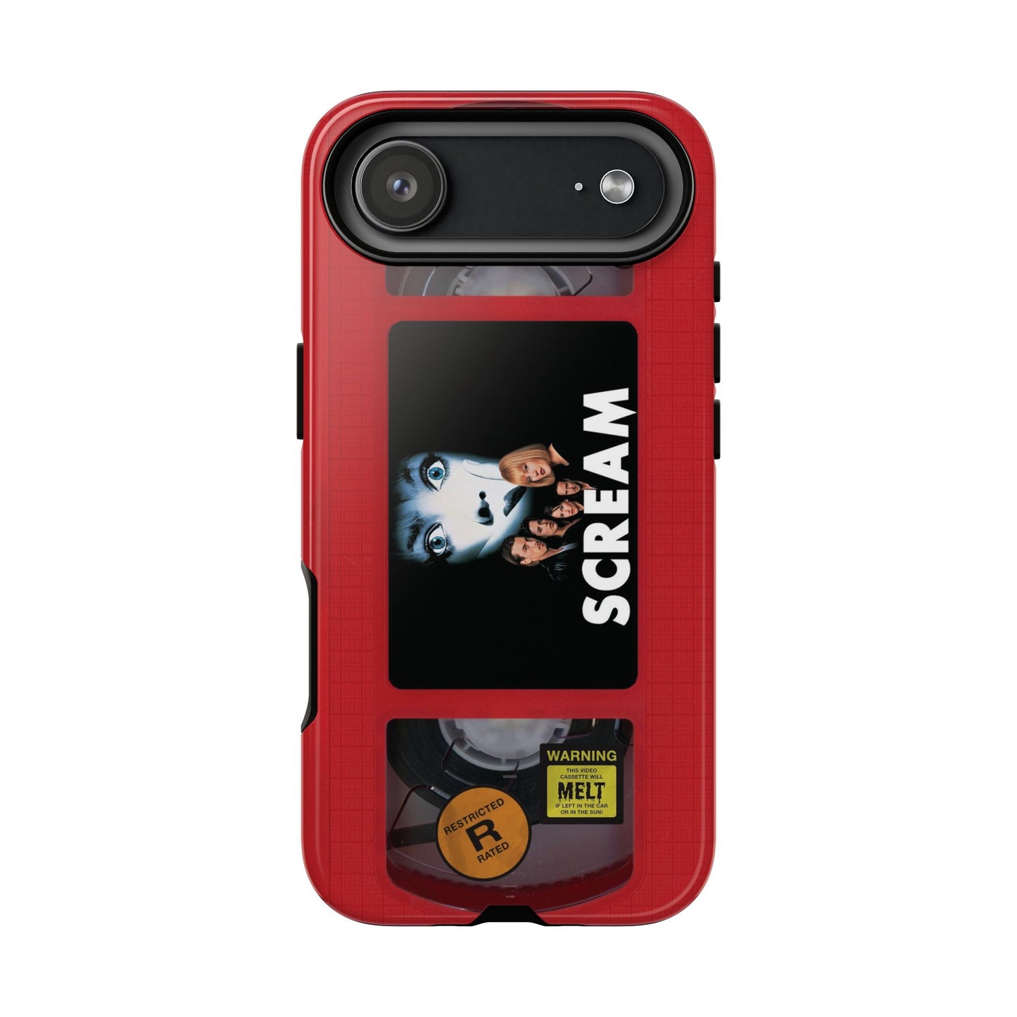 Scream Red Impact Resistant VHS Phone Case
