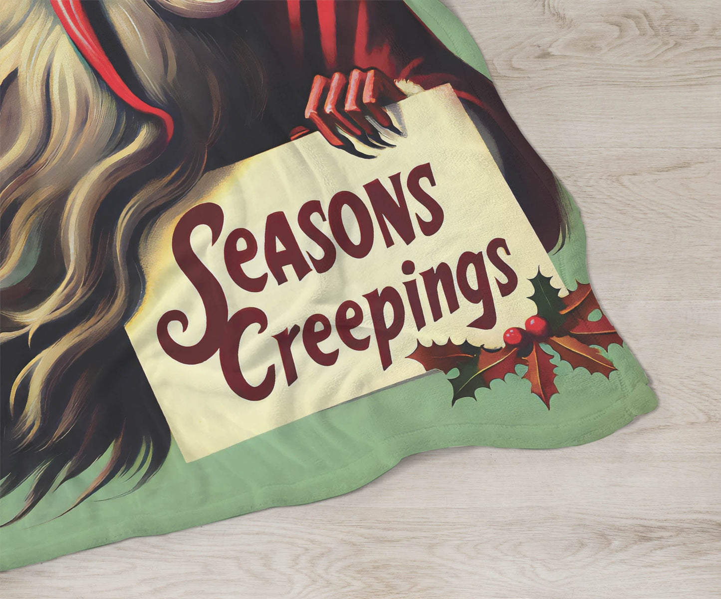 Krampus Season Creepings Blanket