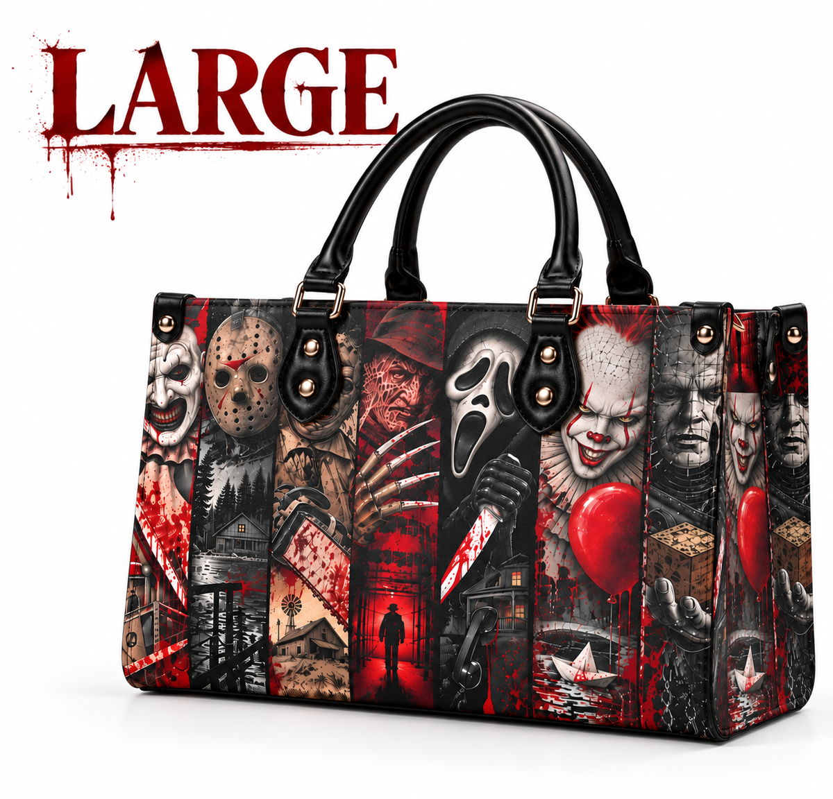 Classic Slasher Collage Handbag