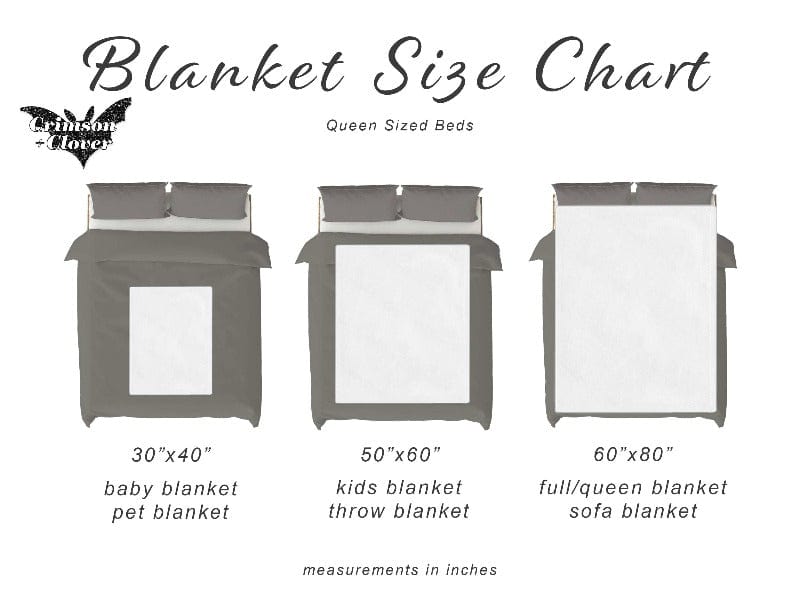 Frank and Bride Cherry Blossom Velveteen Blanket